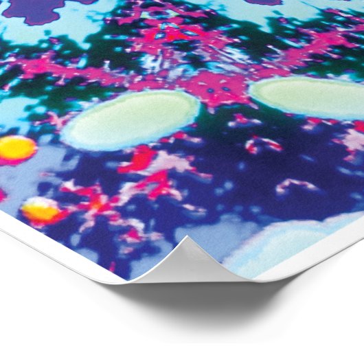 Yodelキネティックコラージュ万華鏡のように千変万化するパターンポスター ポスター (角)