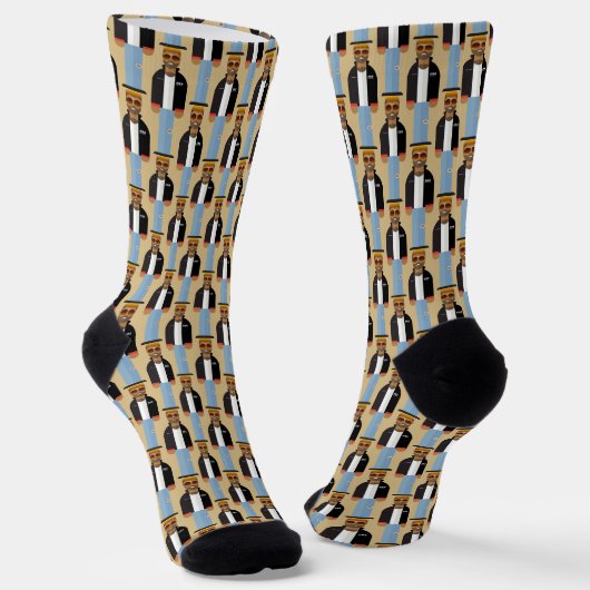 Yog – Pop Icon Pattern Crew Socks ソックス (傾斜あり)