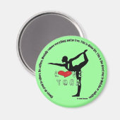 YOGAを愛する マグネット (正面/裏面)