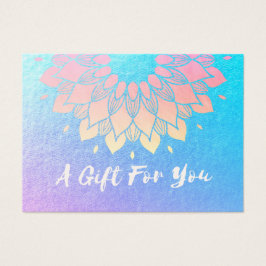 YOGAインストラクターギフト証明書金箔曼荼羅