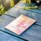 YOGAインストラクター水彩瞑想ポーズオムサイン ノートブック