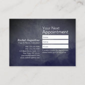 YOGAクラスパスメディテーションポーズオムサイン ロイヤリティカード (裏面)