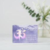 YOGAクラスパスメディテーションポーズオムサイン ロイヤリティカード (スタンド正面)