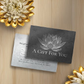 YOGAスタジオインストラクターギフト証明書シック・ロータス 割引カード