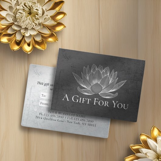 YOGAスタジオインストラクターギフト証明書シック・ロータス 割引カード