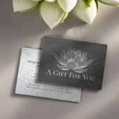 YOGAスタジオインストラクターギフト証明書シック・ロータス 割引カード