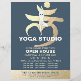 YOGAスタジオオープンハウスメディテーションルートチャクラサイン チラシ