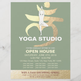 YOGAスタジオオープンハウスメディテーションルートチャクラサイン チラシ
