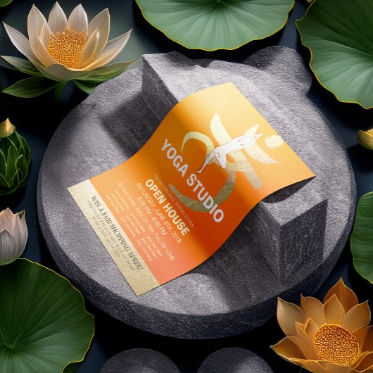 YOGAスタジオオープンハウスメディテーションルートチャクラサイン チラシ
