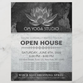 YOGAスタジオメディテーションインストラクターオープンハウスロータス チラシ