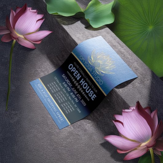 YOGAスタジオメディテーションインストラクターオープンハウスロータス チラシ