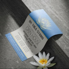 YOGAスタジオメディテーションインストラクターオープンハウスロータス チラシ