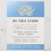 YOGAスタジオメディテーションインストラクターオープンハウスロータス チラシ (正面)