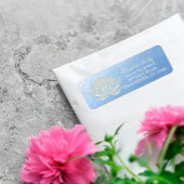 YOGAスタジオメディテーション霊気インストラクター金ゴールドロータス ラベル