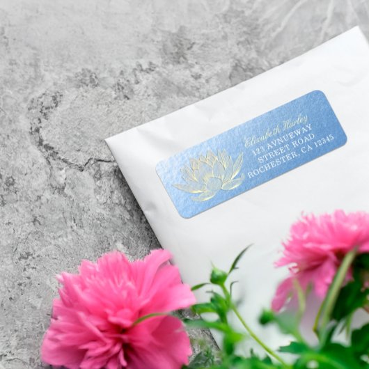 YOGAスタジオメディテーション霊気インストラクター金ゴールドロータス ラベル