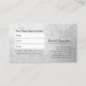 YOGAスタジオメディテーション霊気インストラクター金ゴールドロータス 予約カード (裏面)