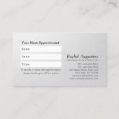 YOGAスタジオメディテーション霊気インストラクター金ゴールドロータス 予約カード (裏面)