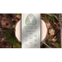 YOGAスタジオ価格リスト瞑想ポーズボディリーフ