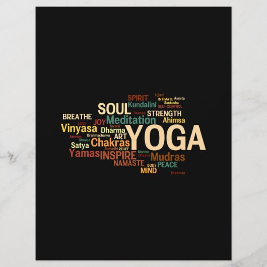 YOGAフライヤー チラシ (正面)