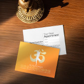 YOGAポーズOMシンボルクラスパスロイヤリティアポイントメント 予約カード