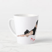 YogaポーズThunder_Cove カフェラテマグ (左アングル)