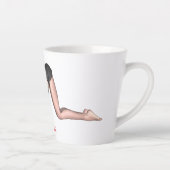 YogaポーズThunder_Cove カフェラテマグ (右)