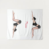 YogaポーズThunder_Cove タペストリー (正面(横))