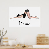 YogaポーズThunder_Cove ポスター (キッチン)