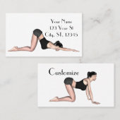 YogaポーズThunder_Covr 名刺 (正面/裏面)