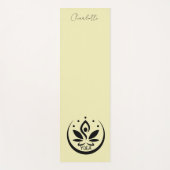 YOGAマット、黄かわいらし淡い色の色 ヨガマット (正面)