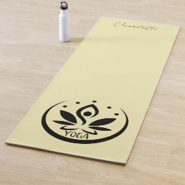 YOGAマット、黄かわいらし淡い色の色 ヨガマット