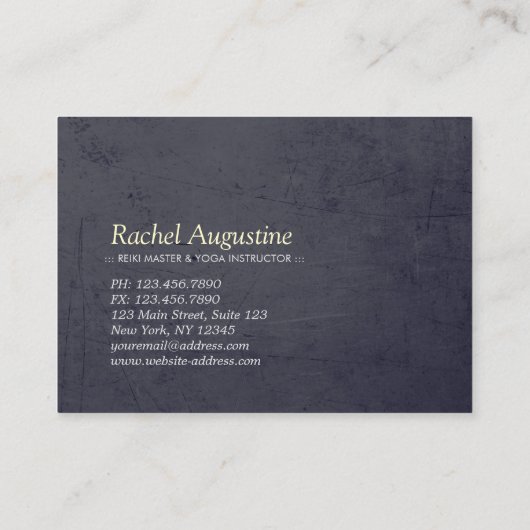 YOGA瞑想インストラクターギフト証明書蓮 割引カード (裏面)