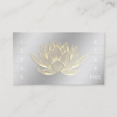 YOGA瞑想インストラクターロイヤリティパンチロータス ロイヤリティカード (正面)