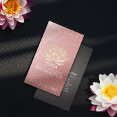 YOGA瞑想インストラクターロイヤリティパンチロータス ロイヤリティカード