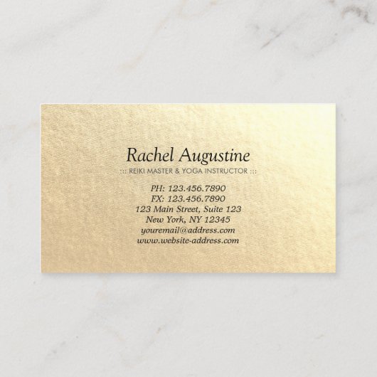 YOGA瞑想インストラクターロイヤリティパンチロータス ロイヤリティカード (裏面)