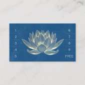 YOGA瞑想インストラクターロイヤリティパンチロータス ロイヤリティカード (正面)