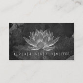 YOGA瞑想インストラクターロイヤリティパンチロータス ロイヤリティカード (正面)