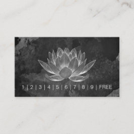 YOGA瞑想インストラクターロイヤリティパンチロータス ロイヤリティカード