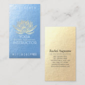 YOGA瞑想インストラクターロイヤリティパンチロータス ロイヤリティカード (正面/裏面)