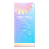 YOGA瞑想インストラクター価格一覧金ゴールド曼荼羅 ラックカード (正面)