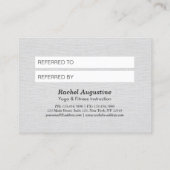 YOGA瞑想インストラクター紹介OM禅記号 紹介カード (裏面)