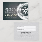 YOGA瞑想インストラクター紹介OM禅記号 紹介カード (正面/裏面)