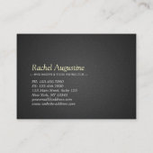 YOGA瞑想スタジオギフト証明書金ゴールドロータス 割引カード (裏面)