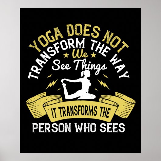 Yoga見る人を変えるYoga ポスター (正面)