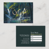 YOGA隠し文字瞑想インストラクタークラスパス 予約カード (正面/裏面)