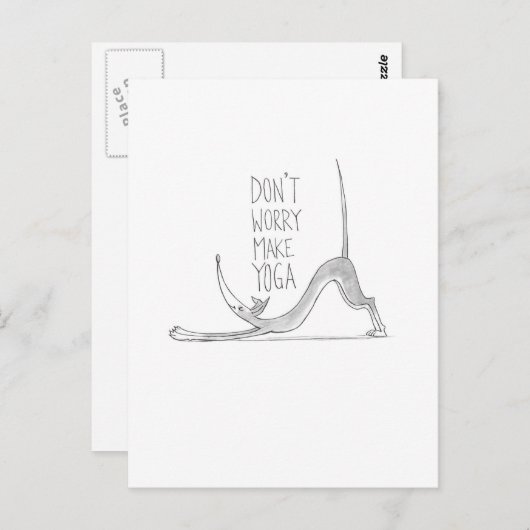 Yoga ポストカード (正面/裏面)