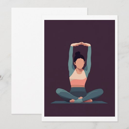 yoga 招待状 (正面/裏面)