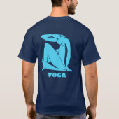 Yoga、編集の追加文字、パーソナライズ Tシャツ (裏面)