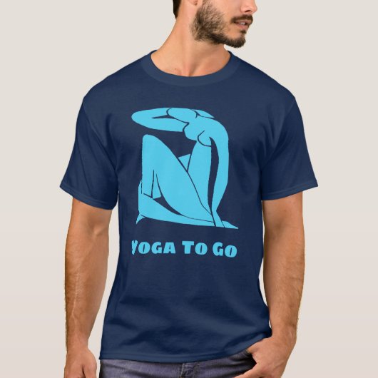 Yoga、編集の追加文字、パーソナライズ Tシャツ (正面)
