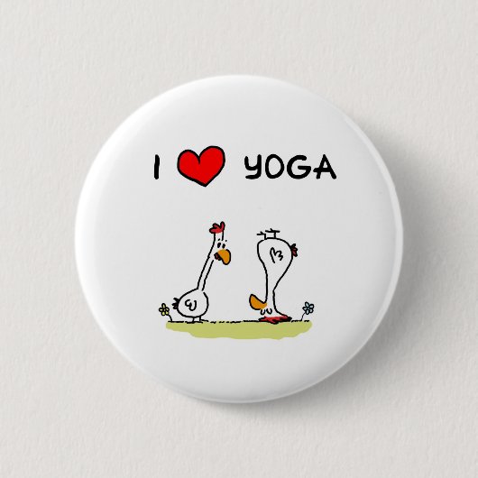 Yoga 缶バッジ (正面)